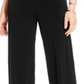 Alfani Women's Knit Wide Leg Pant Black Size -XS