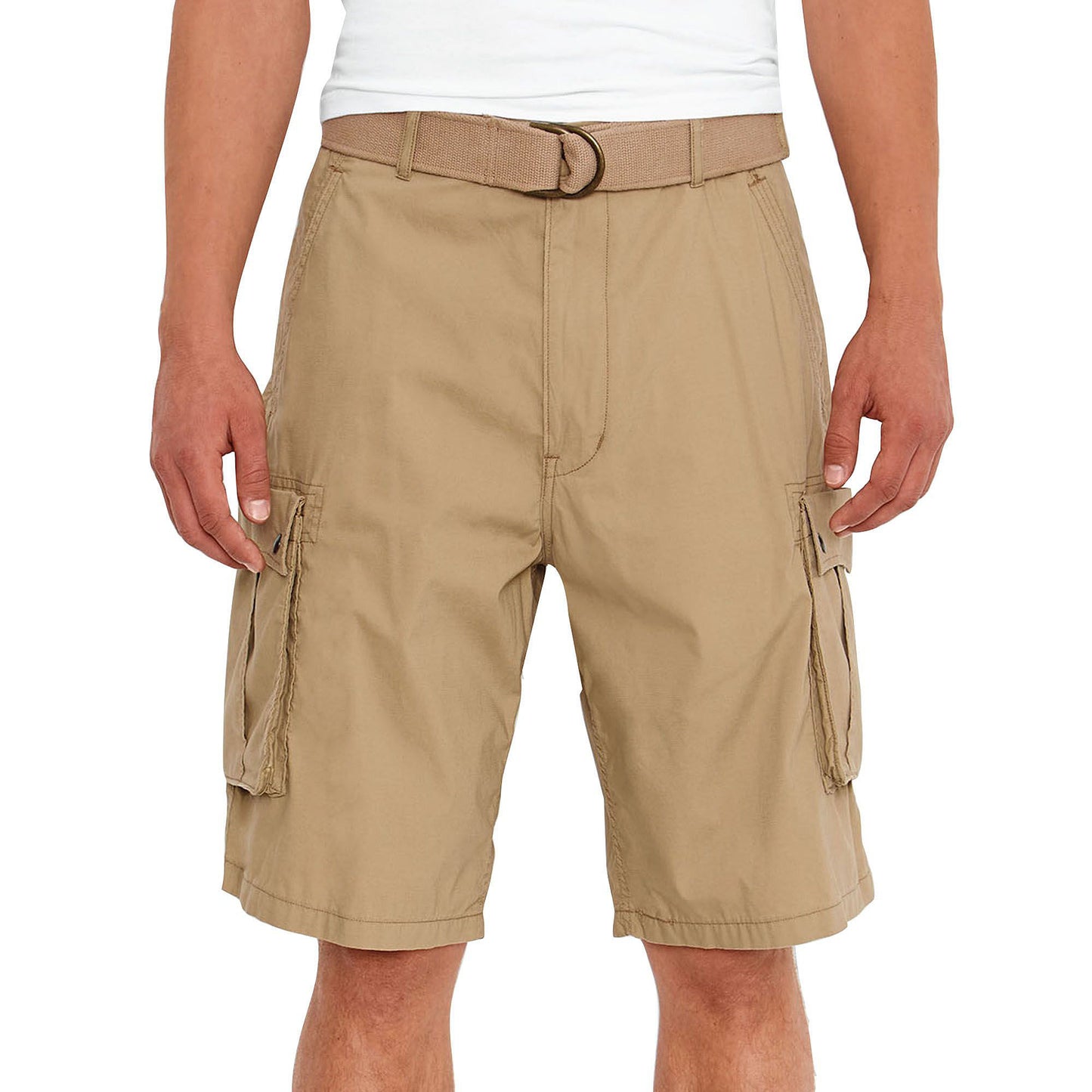 Levi's Men's Snap Cargo Shorts Beige Size 34