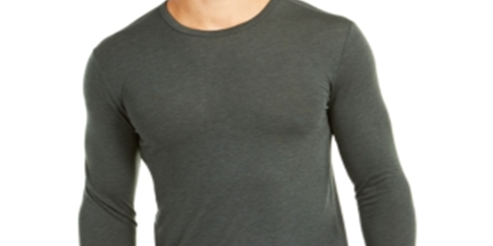 32 Degrees Heat Men's Acrylic Everyday Base Layer Shirt Green Size XX-Large