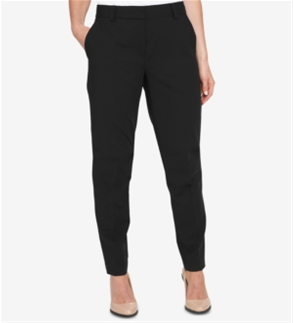 DKNY Women's Essex Pants Black Size 12 Petite