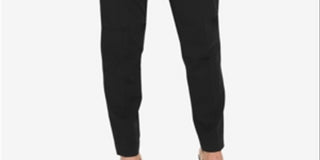 DKNY Women's Essex Pants Black Size 12 Petite