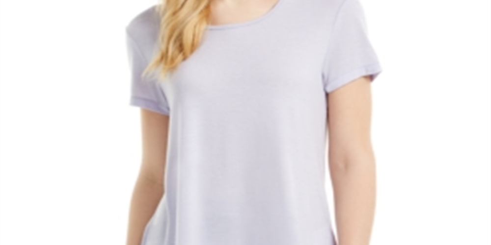 Ideology Women's Activewear Fitness T-Shirt Purple Size X-Small