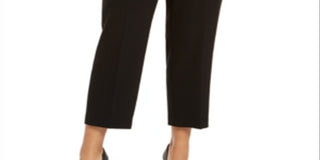 Kasper Women's Plus Straight Leg Pants Black Size 14W
