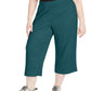Ideology Women's Plus Ribbed Culottes Color Aquatic Teal Pants Blue Size 3X