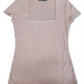 INC International Concepts Women's Ribbed Basic T-Shirt Pink Size X-Large