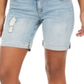 Kut From The Kloth Women's Catherine Boyfriend Jean Shorts Blue Size 4
