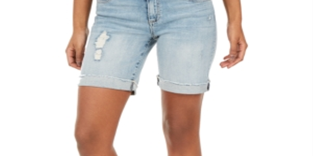 Kut From The Kloth Women's Catherine Boyfriend Jean Shorts Blue Size 4