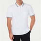 INC International Concepts Men's Quarter Zip Polo White Size X-Large