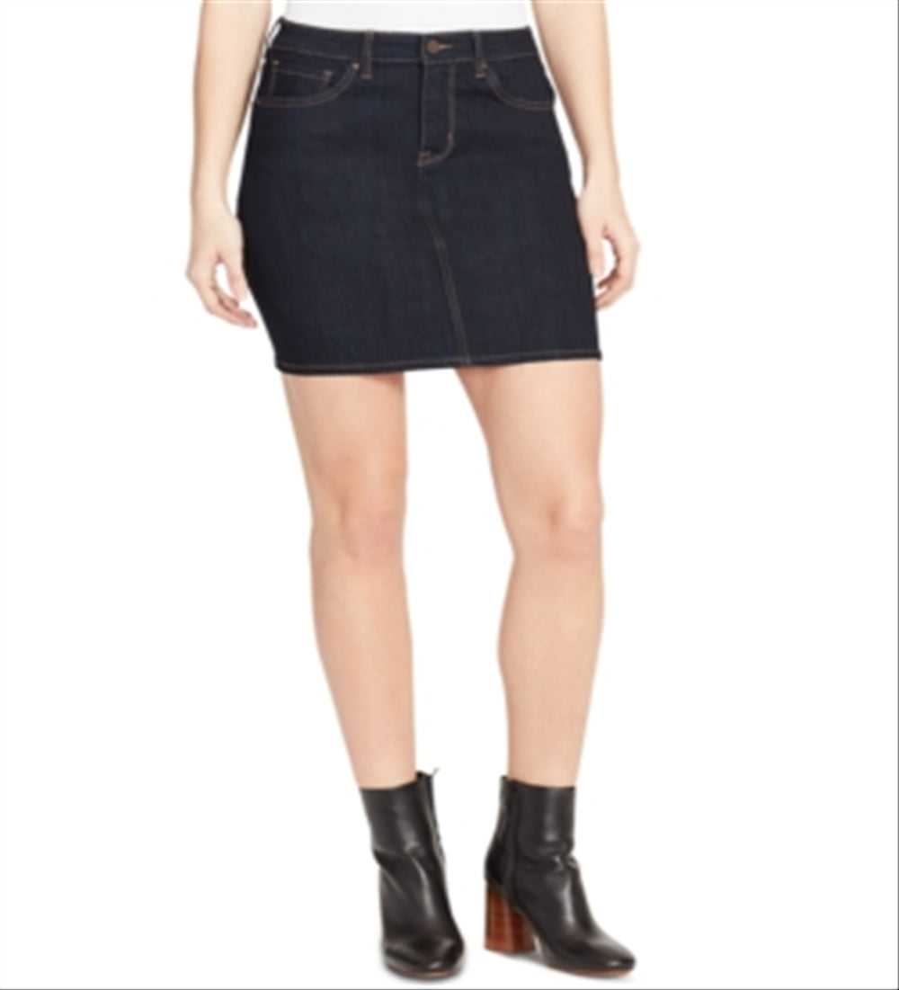William Rast Women's Denim Mini Skirt Blue Size31