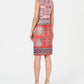 Vince Camuto Women's Scuba Sheath Dress Orange Size 4