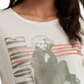 Lucky Brand Women's Blondie Striped T-Shirt White Size S