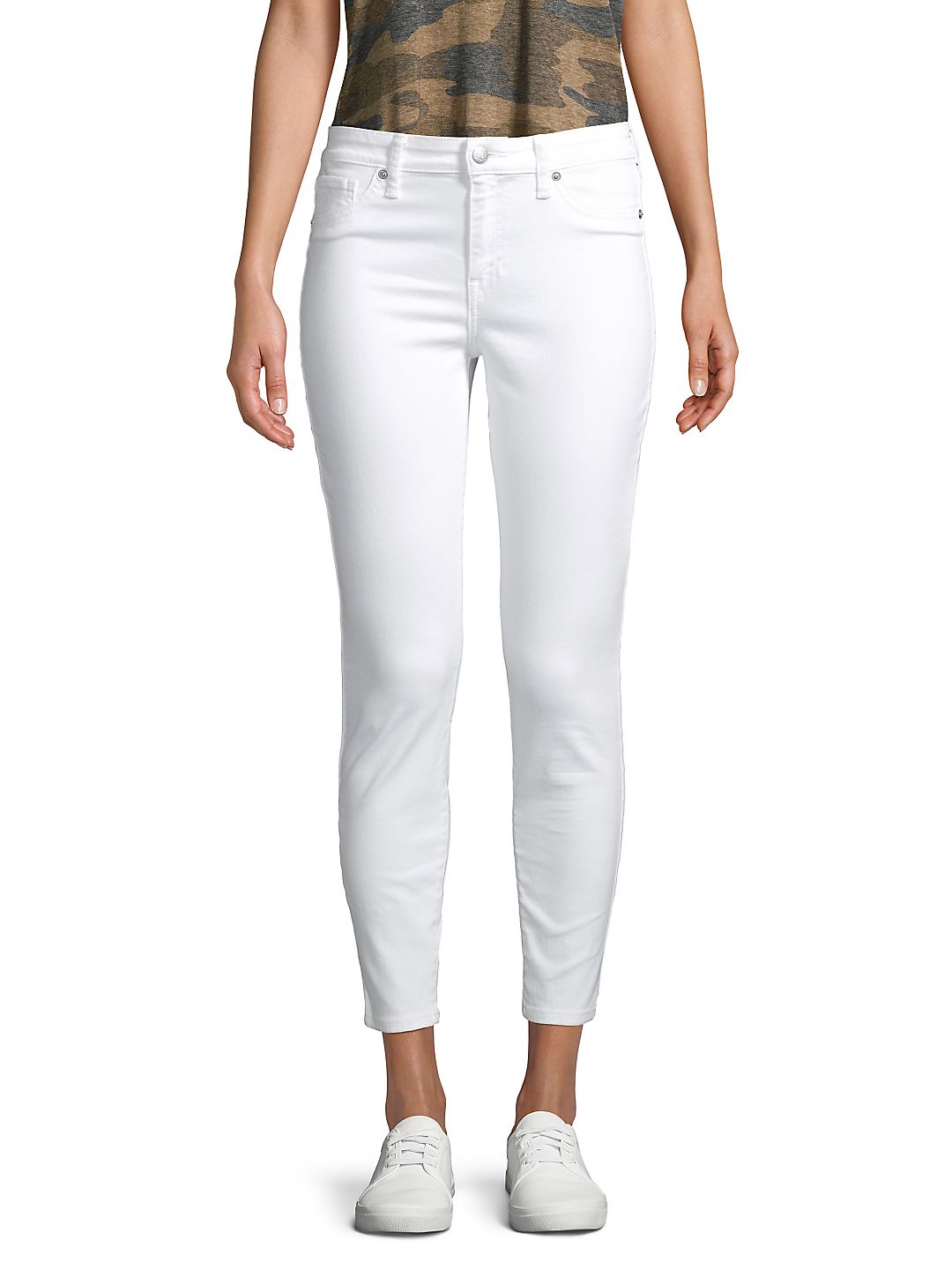 Lucky Brand Women's Ava Skinny Capri Jeans White Size 27