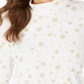 Karen Scott Women's Snowy Glory Mock Neck Top White Size Petite