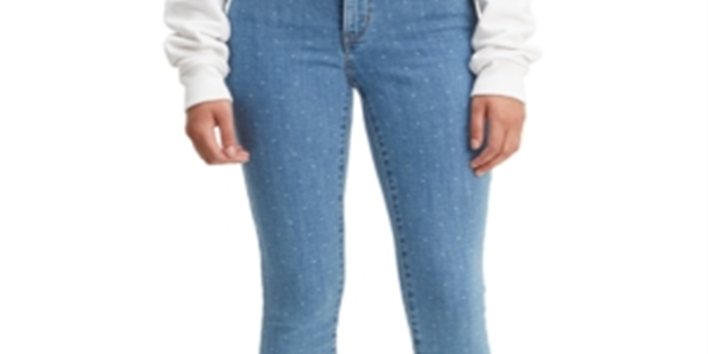 Levi's Women's 311 Shaping Skinny Polka Dot Jeans Blue Size 29x30