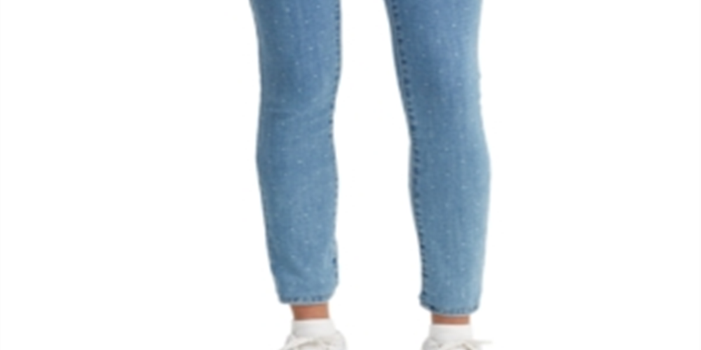 Levi's Women's 311 Shaping Skinny Polka Dot Jeans Blue Size 29x30