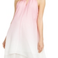 INC International Concepts Women's Tie Dye Keyhole Halter Dress Pink Size XL