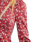 Free People Women's Red Long Sleeve Mini Dress Red Size S