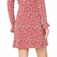 Free People Women's Red Long Sleeve Mini Dress Red Size S