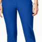 Charter Club Women's Cambridge Tummy Control Slim Leg Pants Blue Size 6 Petite