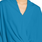 Alfani Women's Island Oasis Batwing Sleeve Blouse Blue Size Small