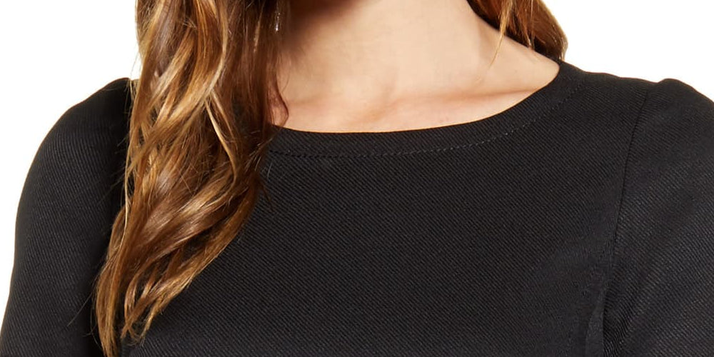 Anne Klein Women's Shift Dress Black Size 14