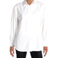 Ralph Lauren Women's Classic Long Sleeve No Iron Button Down Shirt White Size Large