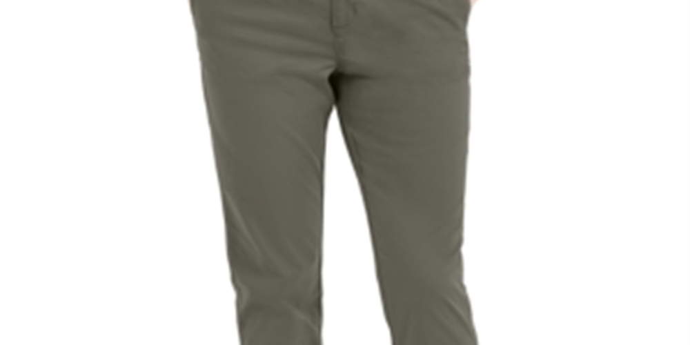 Style & Co Women's Chino Capri Pants Green Size 12