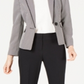 Le Suit Women's Birdseye One Button Pant Suit -Black Size 2 Petite