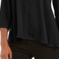 Style & Co Women's Swing Blouse Black Size X-Small