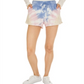 Hippie Rose Junior's Tie Dye Lounge Shorts Blue Size Small