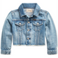 Ralph Lauren Little Girl's Ridge Wash Denim Polo Jacket Blue Size 3