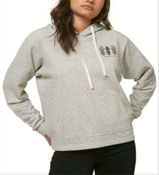 O'Neill Junior's Pineapple Graphic Print Hoodie Gray Size X-Large