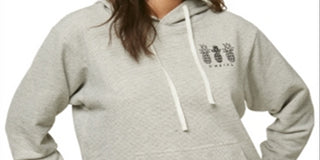 O'Neill Junior's Pineapple Graphic Print Hoodie Gray Size X-Large