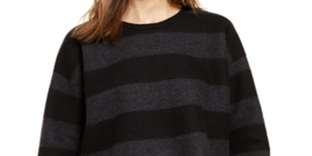 Eileen Fisher Womens Merino Wool High-Low Crewneck Sweater Gray Size XL