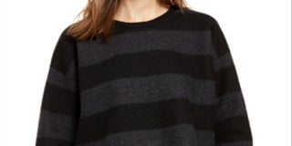 Eileen Fisher Womens Merino Wool High-Low Crewneck Sweater Gray Size XL