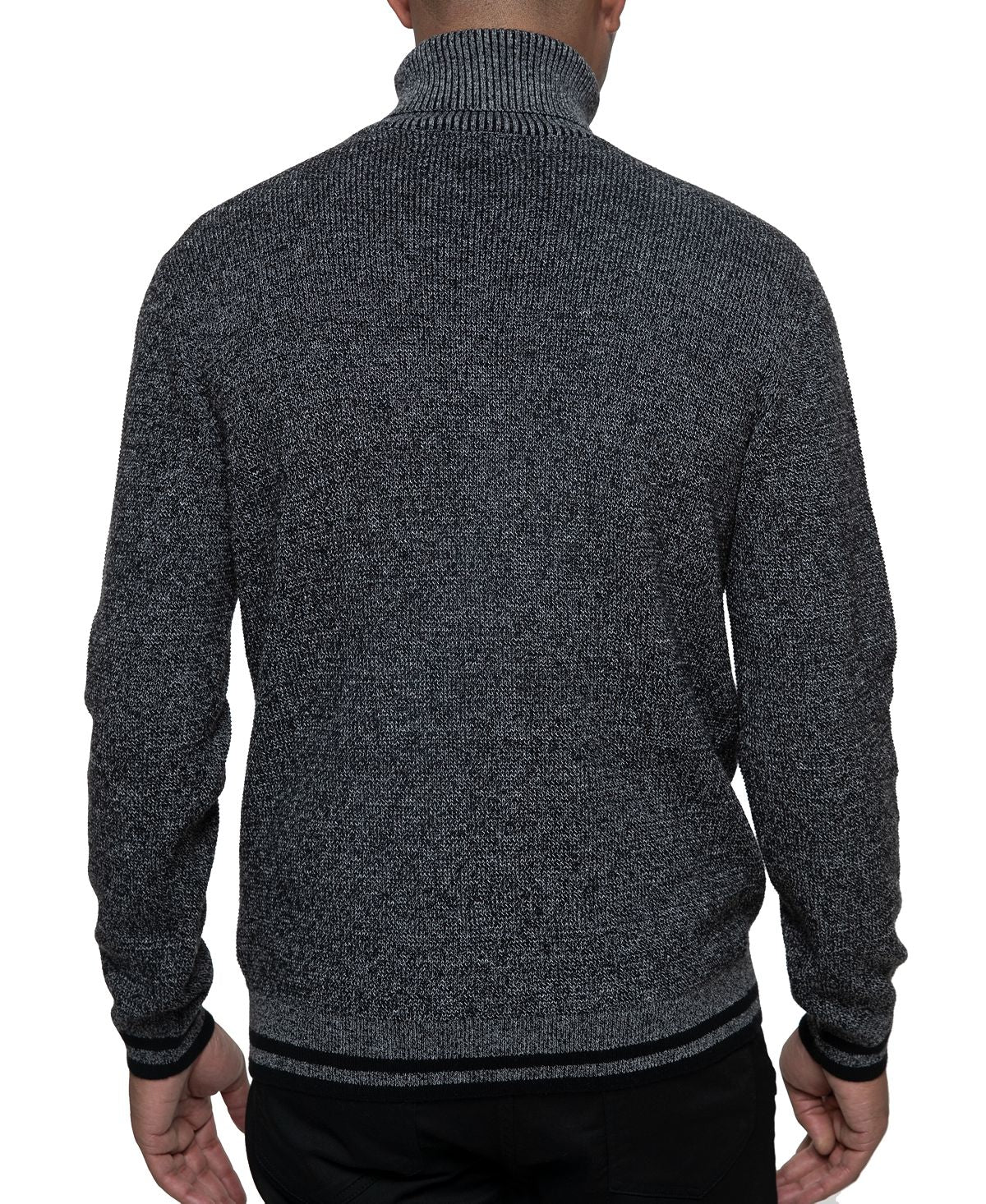 Kenneth Cole Men's Thermal Turtleneck Sweater Black Size M