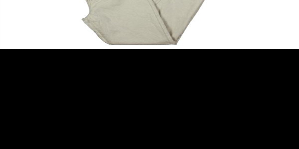 Oat Women's Cotton Cuffed Straight Leg Jeans White Size 27