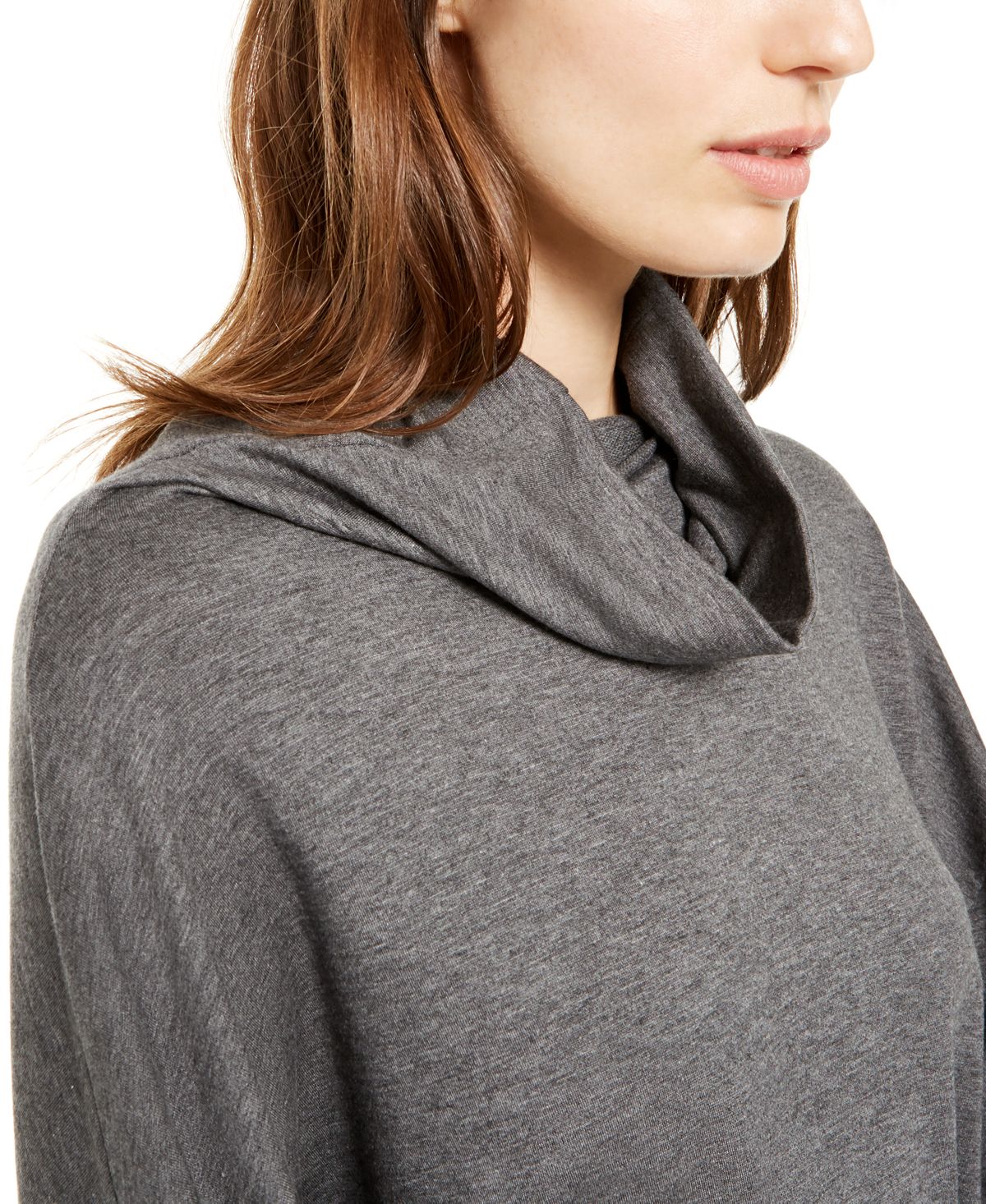 Eileen Fisher Women's Cowlneck Long Sleeve Top Gray Size Large