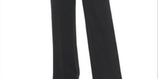 Calvin Klein Women's Flare Slit Wide Leg Pants Black Size 6