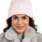 INC International Concepts Women's Allover Gemstone Beanie Black One Size