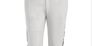 Ideology Little Girls Side-Taped Velour Sweatpants Shark Fin Gray Size 6