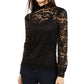 INC International Concepts Women's Lace Blouson Top White  Size Small