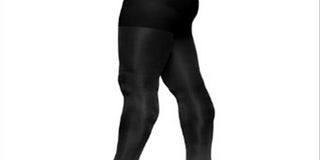 Berkshire Women's Plus Shine Tights Easy on! Control Top Black Size Petite