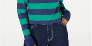 Dickies Women's Cotton Rugby Shirt Green Size Large