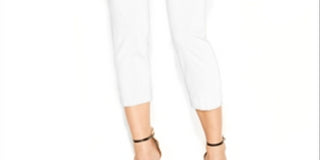 Alfani Women's Essential Capri Pull on with Tummy Control Pants White Size 2