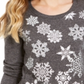 Style & Co Women's Printed Casual Top Gray Size 1X