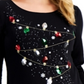 Karen Scott Women's Cotton Embellished Top Blue Size M