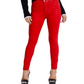 Guess Women's Coated Skinny Jeans Red Size 29