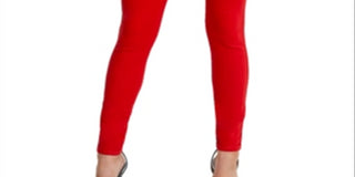 Guess Women's Coated Skinny Jeans Red Size 29