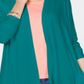 Karen Scott Women's Open Front Cardigan Blue Size Petite Small